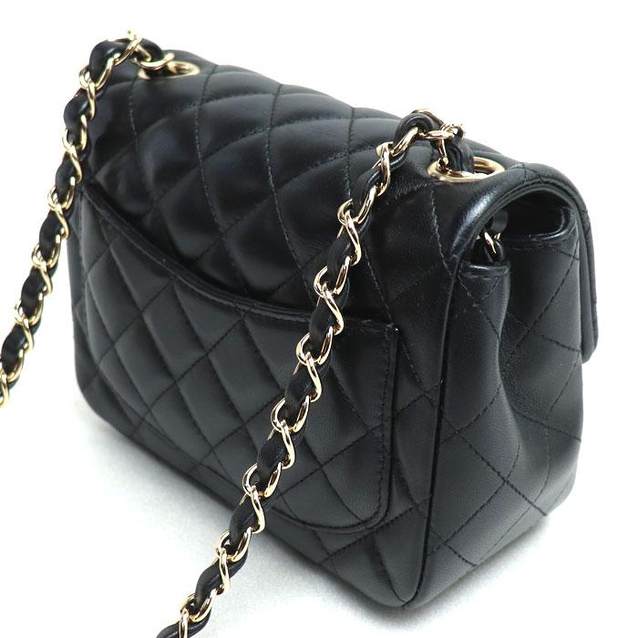 CHANEL シャネル ミニ クラシック ハンドバッグ ショルダーバッグ ブラック A35200 レディース【中古】【美品】 CHANEL（シャネル） ミニ クラシック ハンドバッグ ショルダーバッグ