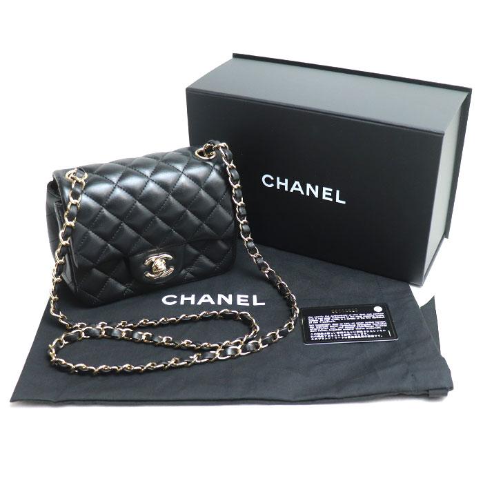 CHANEL シャネル ミニ クラシック ハンドバッグ ショルダーバッグ ブラック A35200 レディース【中古】【美品】 CHANEL（シャネル） ミニ クラシック ハンドバッグ ショルダーバッグ