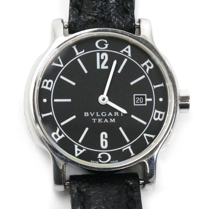 【鑑定済み】BVLGARI ソロテンポ ST29S 腕時計 ブラック BVLGARI（ブルガリ） ソロテンポ スタッフ限定 腕時計 電池式 ST29S