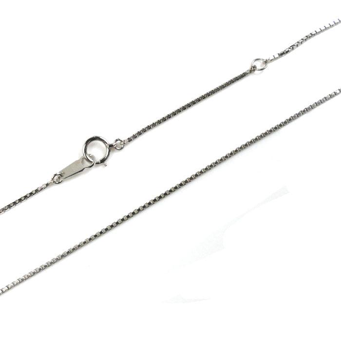 Pt850プラチナ ネックレス ベネチアン 3.6g 40cm レディース 中古_1