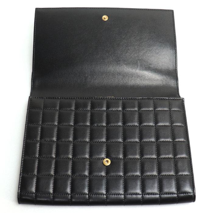 SAINT LAURENT PARIS サンローランパリ FLAP POUCH クラッチバッグ