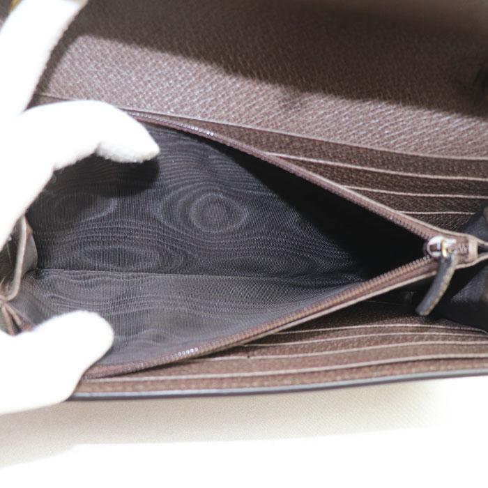【美品】Gucci GGスプリーム チェーンウォレット 453506 ブラック GUCCI（グッチ） GGスプリーム チェーンウォレット ベンガルトラ/桜柄