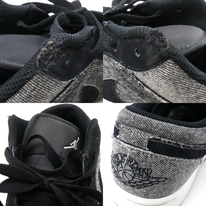 NIKE（ナイキ） エアジョーダン 1 LOW SE スニーカー グレー ブラック