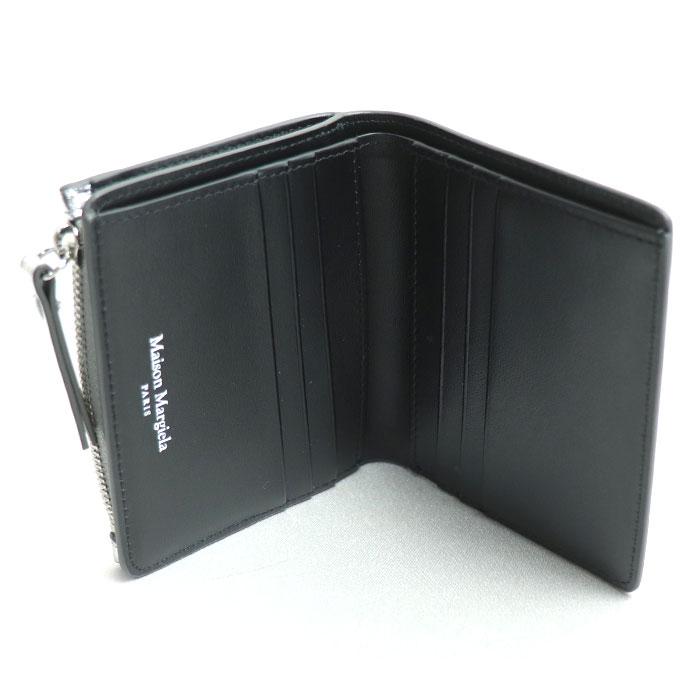 Maison Margiela フリップフラップ 二つ折り財布 ブラック SA1UI0009 レディース【中古】【美品】 Maison Margiela フリップフラップ 二つ折り財布 シルバー SA1UI0009