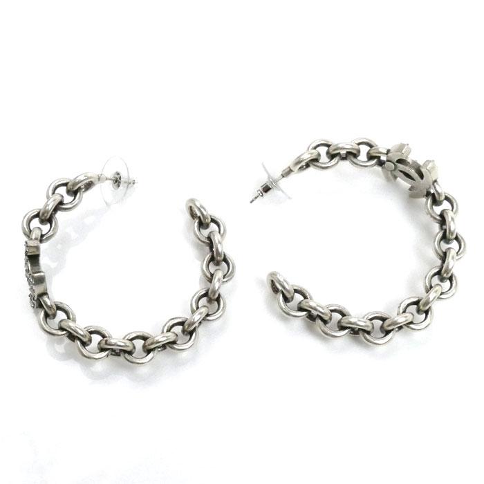 CHANEL シャネル メタル ココマーク フープピアス ピアス ABD772 CHANEL シャネル メタル ココマーク フープピアス ピアス ABD772