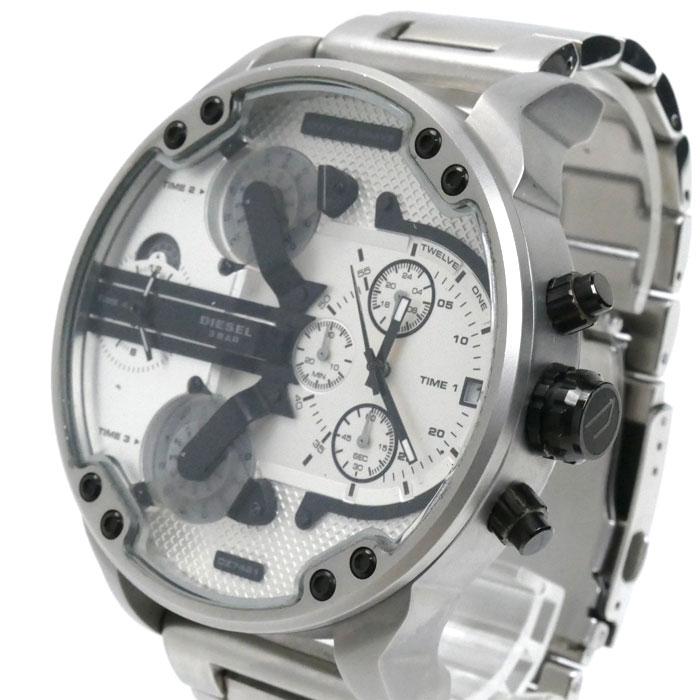 DIESEL ディーゼル DZ7421 腕時計 シルバー クロノグラフ ディーゼル/Diesel/時計/ミスターダディー/DZ7421/シルバー