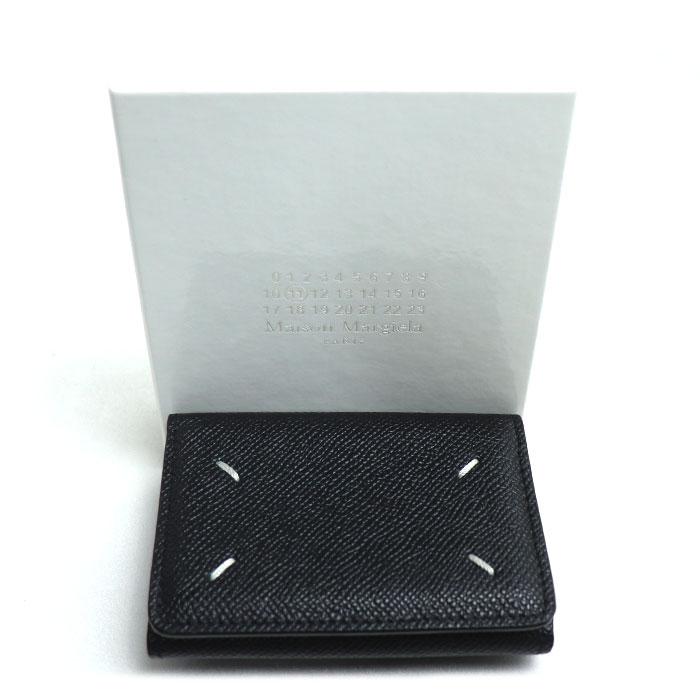 Maison Margiela メゾンマルジェラ 4ステッチ 三つ折り財布 ブラック 