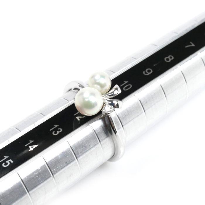MIKIMOTO（ミキモト） K18WG ホワイトゴールド リング・指輪 パール約