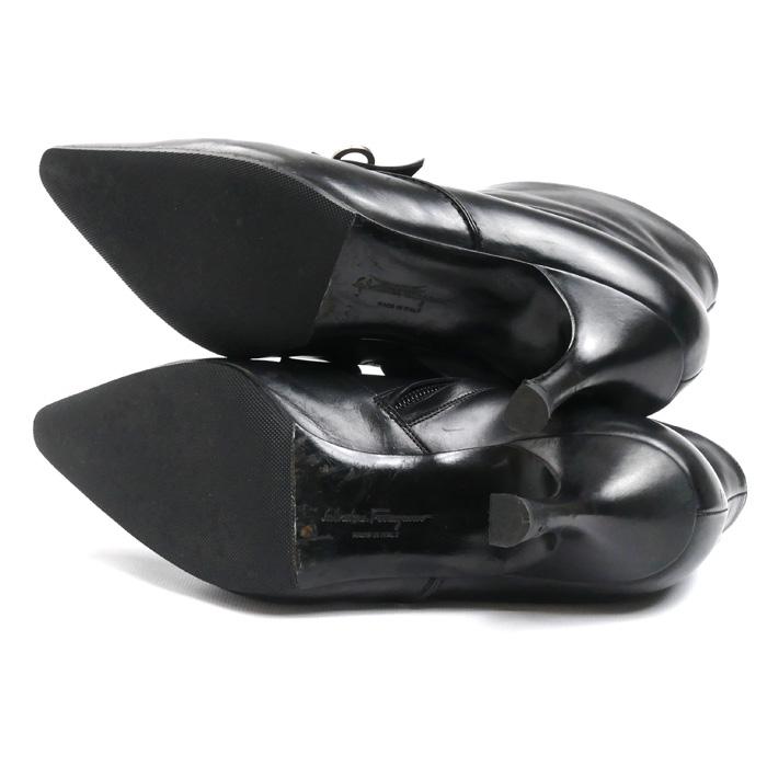 Salvatore Ferragamo サルヴァトーレフェラガモ ブーティ ブラック