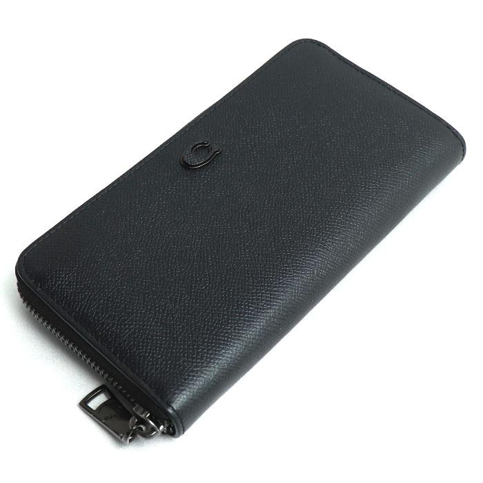 【新品・未使用】COACH ブラック 長財布 型番:CJ884 COACH（コーチ） アコーディオンウォレット 長財布 ラウンドファスナー