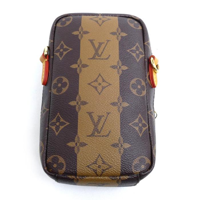 【瀬戸大橋店】 中古 LOUIS VUITTON | ルイ・ヴィトン ショルダーバッグ モノグラムストライプ ダブルフォンポーチ M81005 ブラウン 【122】 9240080940013.jpg