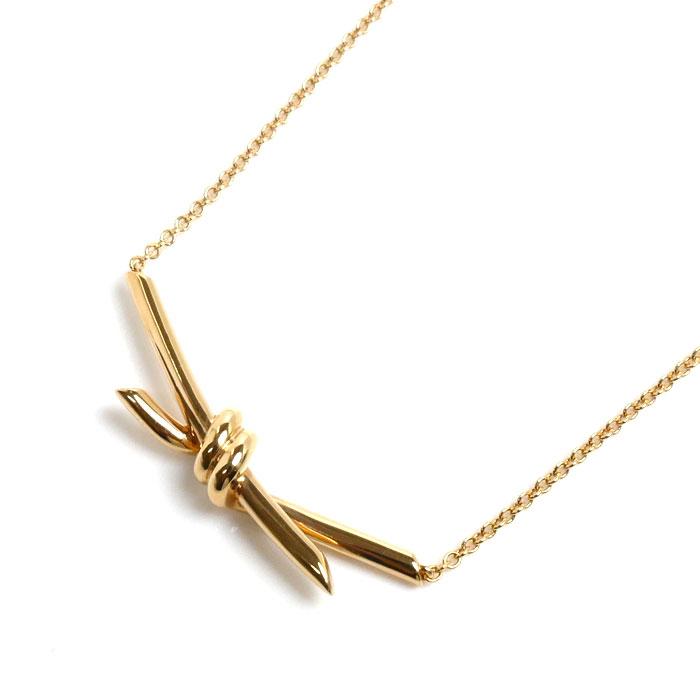 TIFFANY&Co.（ティファニー） K18PG ピンクゴールド ノット ネックレス