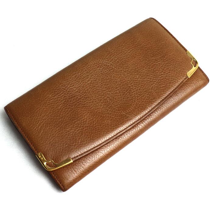 Cartier CARTIER カルティエ マルチェロ 長財布 ブラウン レディース 