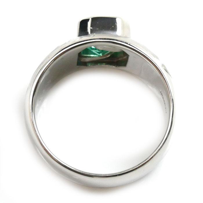 Pt900プラチナ エメラルド リング・指輪 エメラルド2.06ct 21号 22.3g 