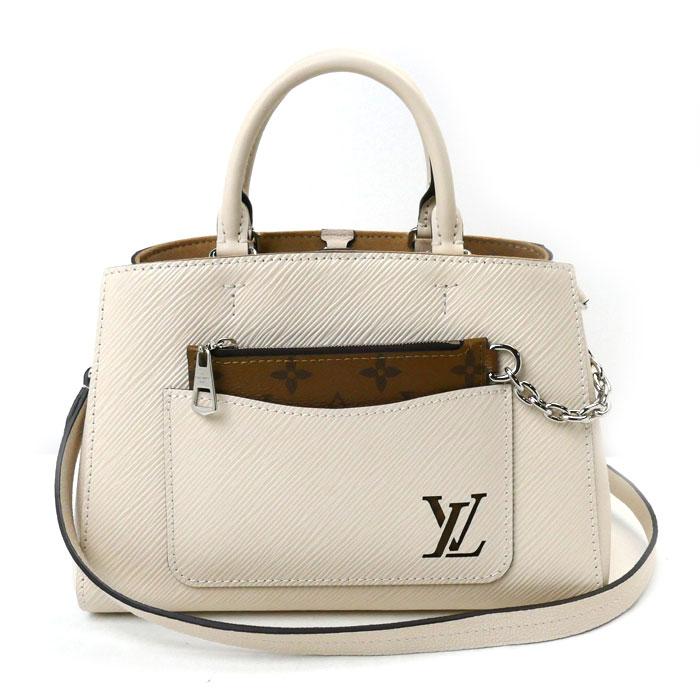 【美品】  Louis Vuitton / ルイヴィトン | M20520 / 2way ショルダー付き エピ マレル トート BB レザーハンドバッグ / ポーチ付き | オフホワイト系 | レディース LOUIS VUITTON - 【美品】 Louis Vuitton / ルイヴィトン | M20520