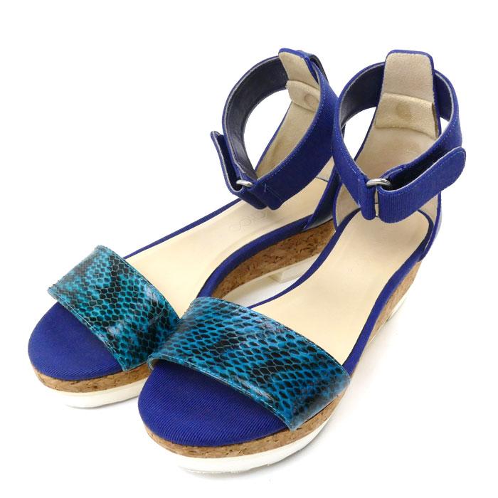 JIMMY CHOO ジミーチュウ NEAT ターコイズ サンダル ブルー 143 NEAT 