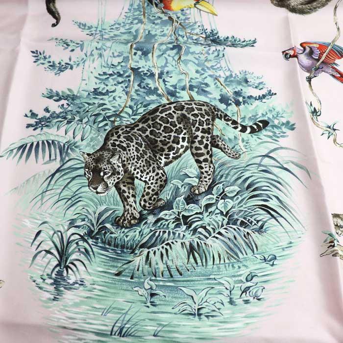 HERMES（エルメス） カレ90 EQUATEUR 赤道直下 アニマル スカーフ