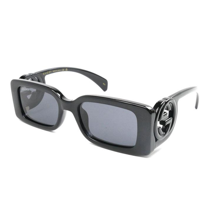 GUCCI（グッチ） スクエア フレーム サングラス ブラック 733369 J1691 