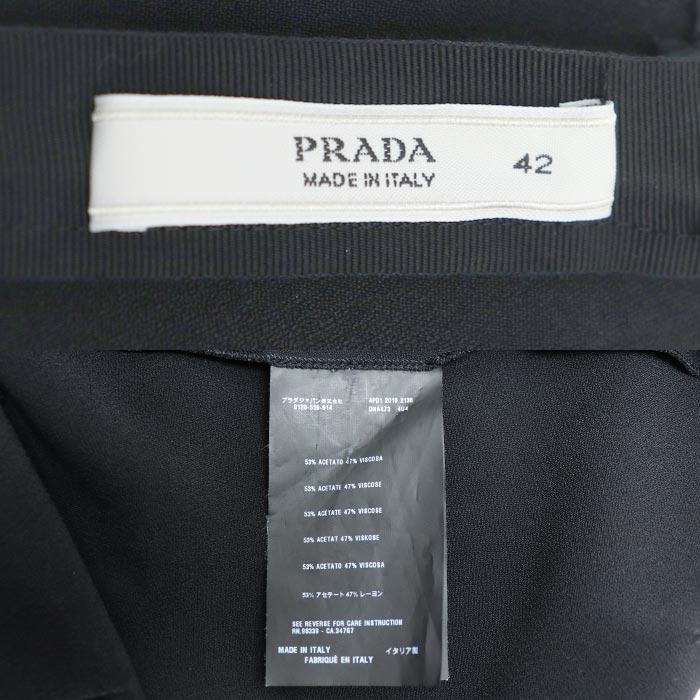 PRADA プラダ タイト ワンピース ブラック 42 レディース 中古 : 古  