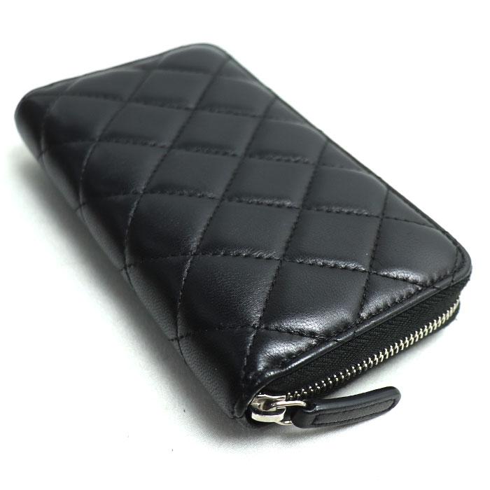 CHANEL（シャネル） マトラッセスモールジップウォレット 長財布