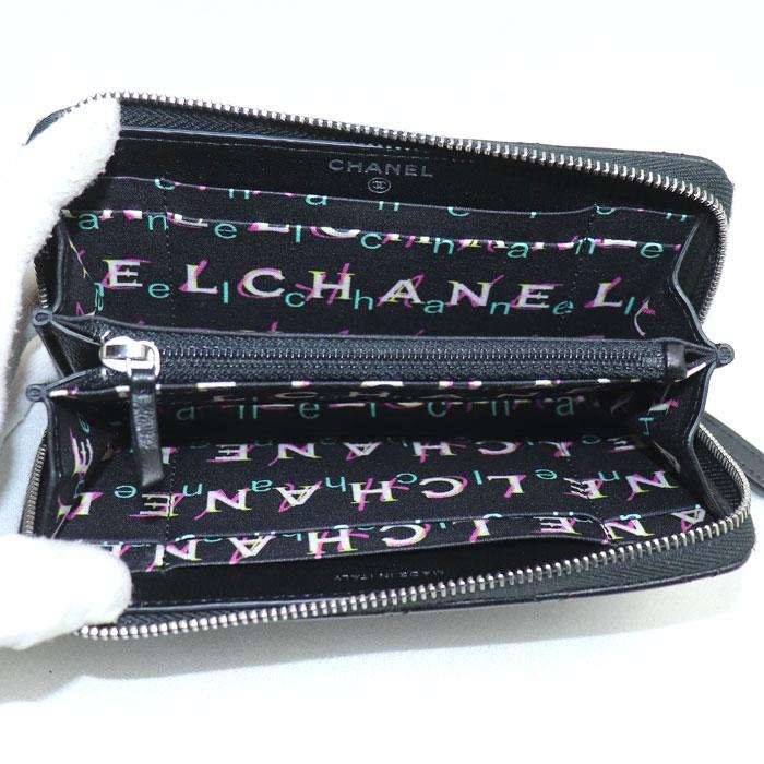CHANEL（シャネル） マトラッセスモールジップウォレット 長財布