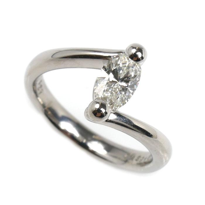 Pt900プラチナ リング・指輪 ダイヤモンド0.521ct 9号 5.8g