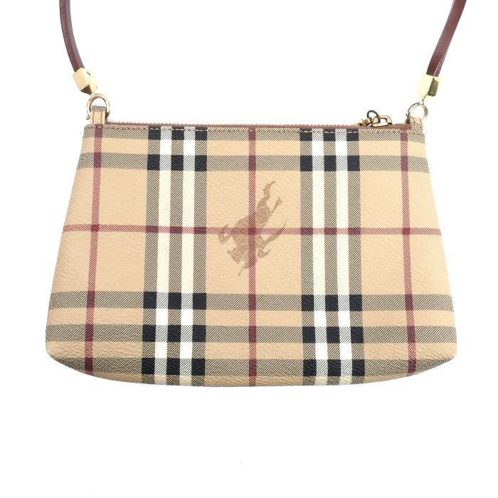 美品★BURBERRYS バーバリー チェック柄ポーチ ベージュ★119 BURBERRY（バーバリー） チェック ポーチ ベージュ レディース 中古