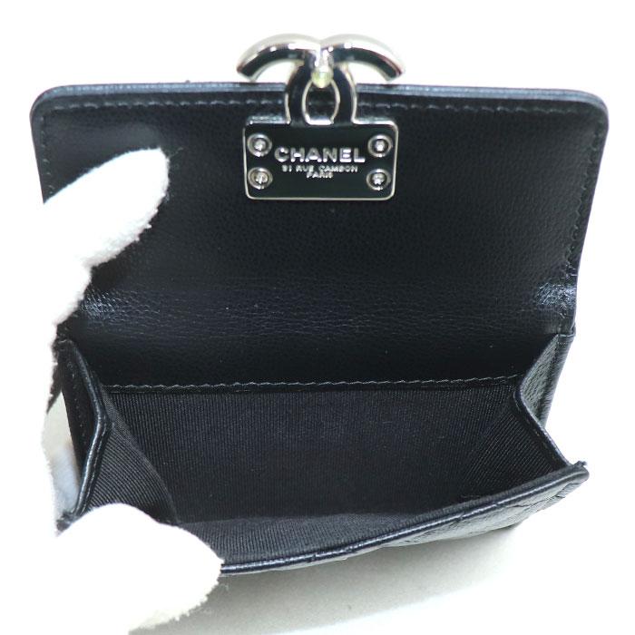 CHANEL シャネル マトラッセ ココマーク スモール フラップ ウォレット  