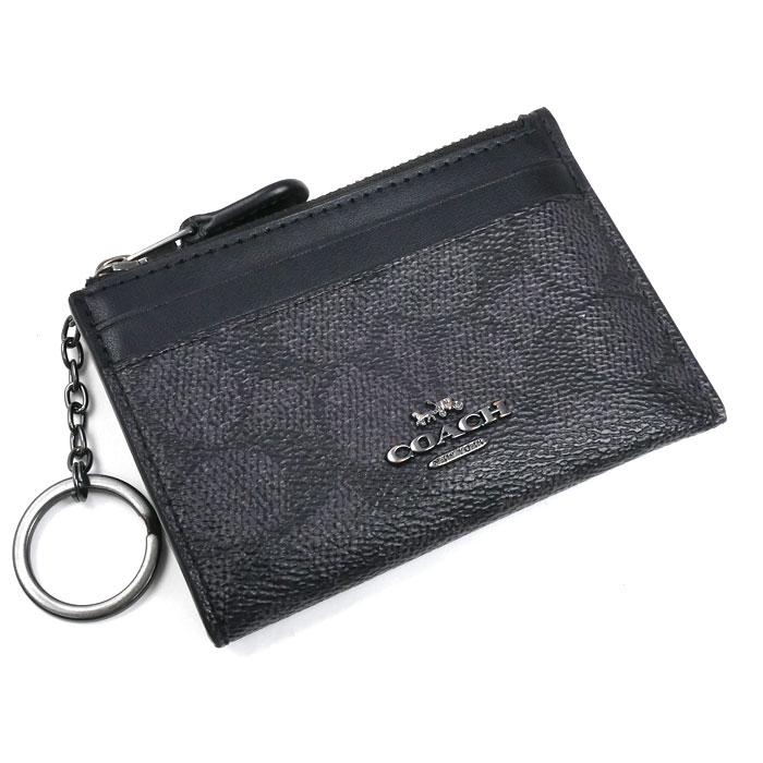 新品未使用COACHコーチ ミニスキニーIDケース ケース 黒ブラック COACH（コーチ） ミニ スキニー ID ケース コインケース ブラック