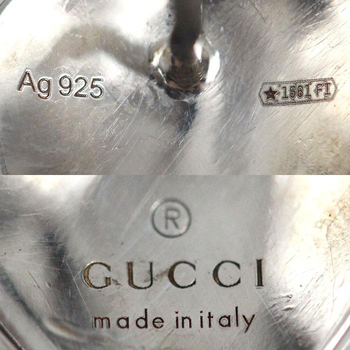 GUCCI（グッチ） シルバー925 エナメル インターロッキングG ハート