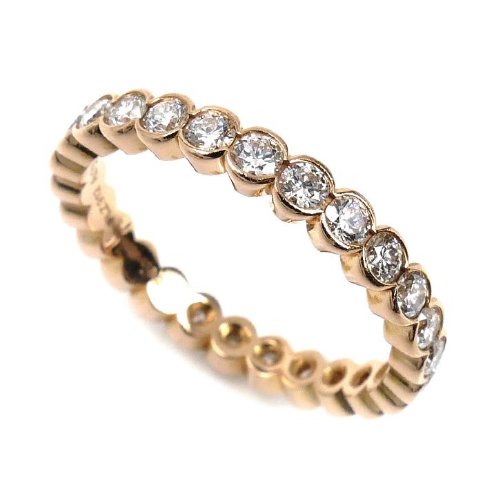 カルティエ CARTIER バンド リング サイズ48/JP8 K18PG Cartier（カルティエ） K18PG ピンクゴールド ブロドリー リング・指輪