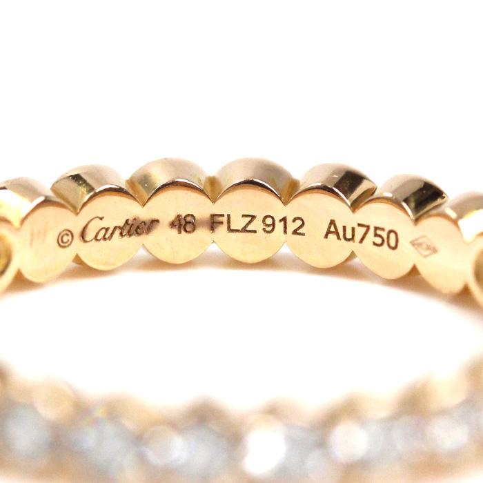 カルティエ CARTIER バンド リング サイズ48/JP8 K18PG Cartier（カルティエ） バンド リング サイズ48/JP8 K18PG レディース
