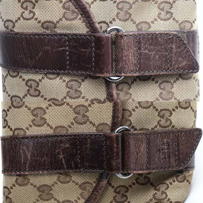 GUCCI（グッチ） GGキャンバス ウエストバッグ ボディバッグ ベージュ