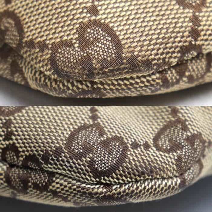 GUCCI（グッチ） GGキャンバス ウエストバッグ ボディバッグ ベージュ