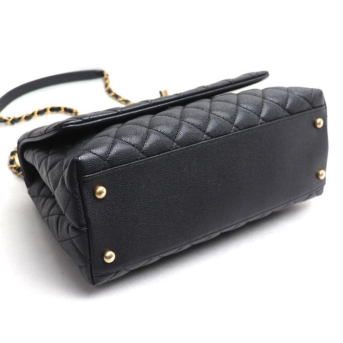 CHANEL シャネル ココハンドル 29 2Wayショルダーバッグ ブラック A92991 キャビアスキン レディース【中古】 シャネル CHANEL ココハンドル29 A92991 ブラック・シルバー金具 牛革