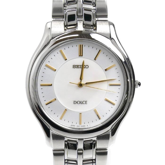 稼働品 SEIKO DOLCE ドルチェ 8J41-6030 SACL009 SEIKO（セイコー） DOLCE 腕時計 電池式 シルバー SACL009/8J41-6030
