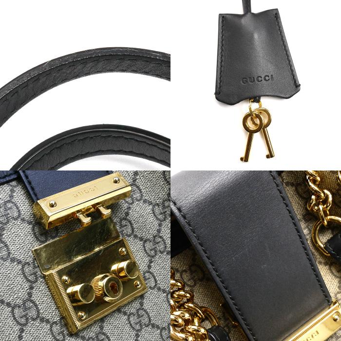 GUCCI（グッチ） パドロック GG ミディアム ショルダーバッグ ベージュ 