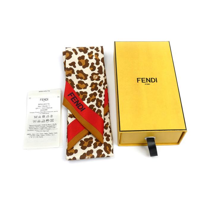FENDI（フェンディ） ラッピー レオパード スカーフ マルチカラー