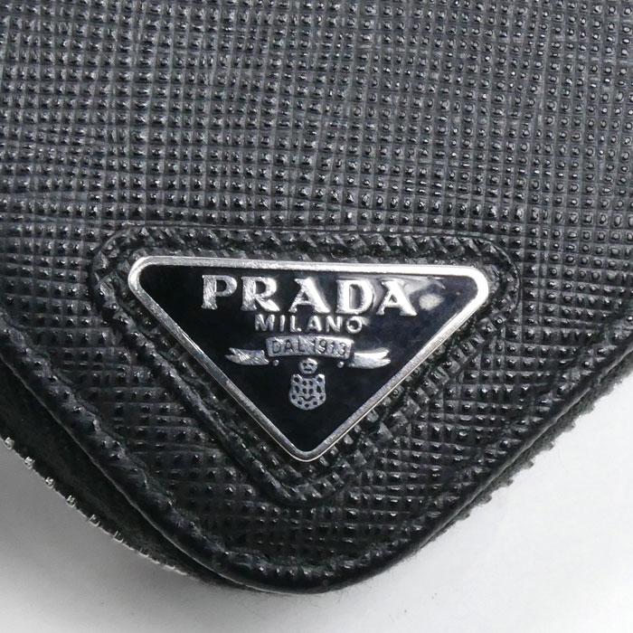 PRADA（プラダ） サフィアーノ トライアングル ロゴ コインケース