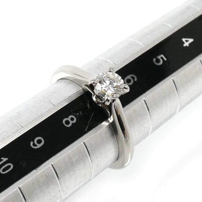 Cartier（カルティエ） Pt950プラチナ ソリテール リング・指輪