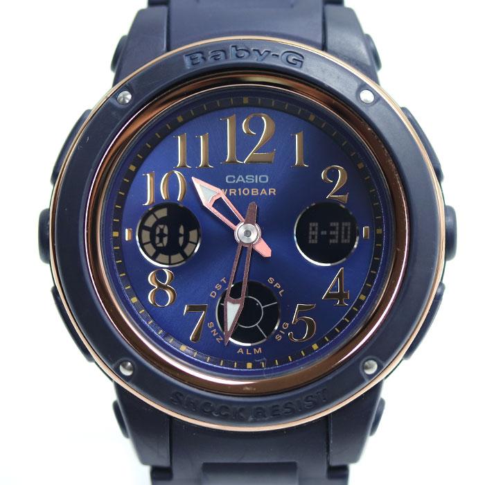 CASIO（カシオ） Baby-G 腕時計 電池式 ネイビー BGA-150PG-2B2JF