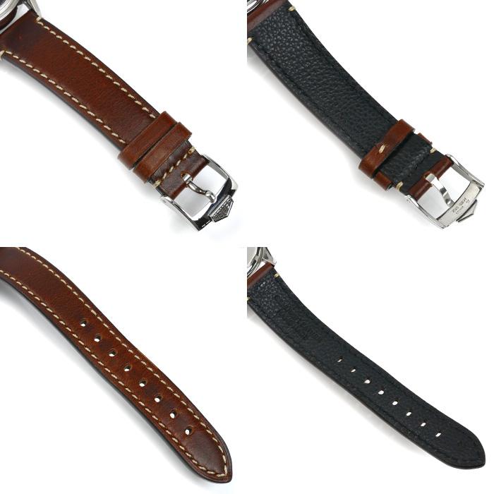 タグホイヤー カレラ　CS3111　CS3113用　純正革ベルト TAG HEUER タグホイヤー カレラ クロノグラフ クラシック 1964 リ