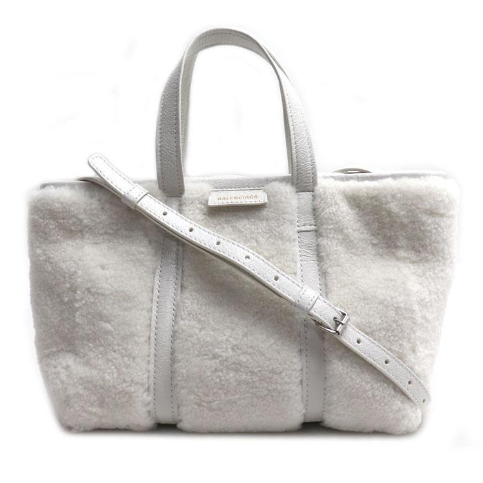 BALENCIAGA バレンシアガ バルベス スモール 2Wayショルダーバッグ ホワイト 671404 レディース【中古】 BALENCIAGA（バレンシアガ） バルベス スモール 2Wayショルダーバッグ