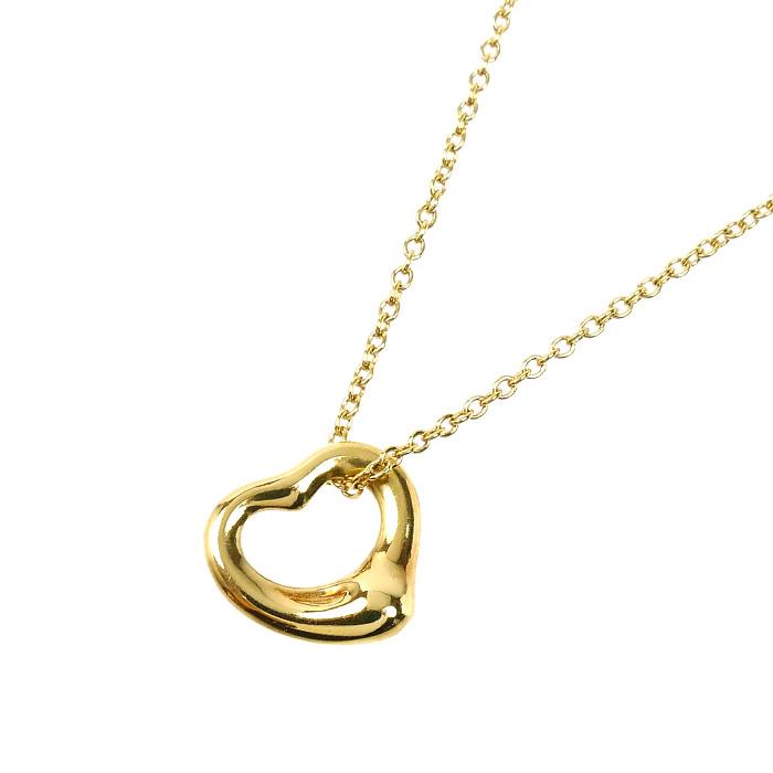 TIFFANY&Co.（ティファニー） K18YG イエローゴールド オープンハート 