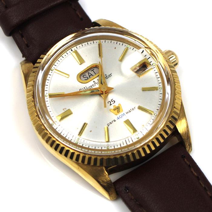 CITIZEN（シチズン） Auto Dater 25 腕時計 自動巻き メンズ ADSG1302