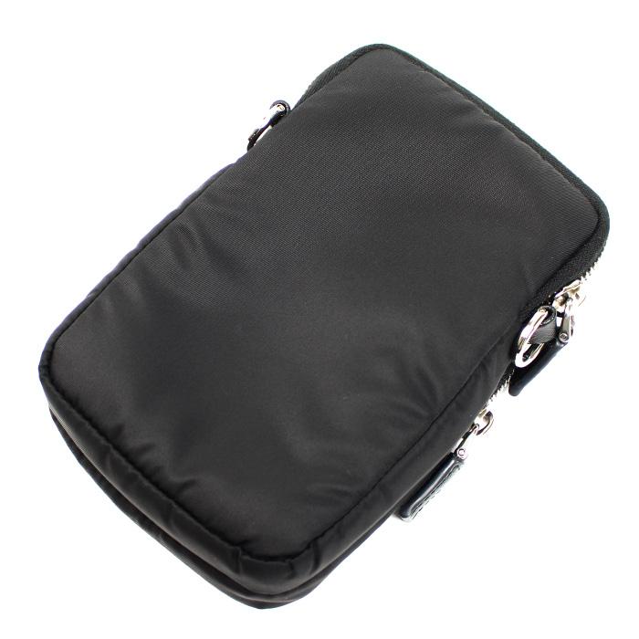 PRADA プラダ Re-Nylon フォンケース ショルダーバッグ ブラック 2ZT024_2DMI_F0002 ユニセックス【中古】 中古・古着通販】PRADA (プラダ) Re-Nylon スマートフォンケース