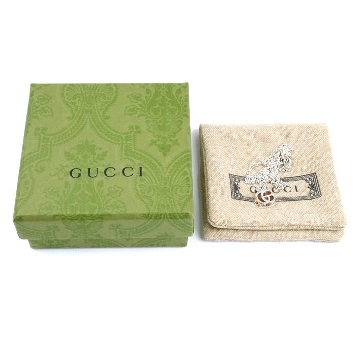 GUCCI（グッチ） シルバー925 ダブル G ネックレス ネックレス 770724