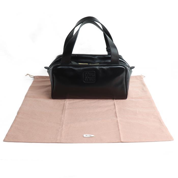 miu miu（ミュウミュウ） レザー トップハンドル ハンドバッグ