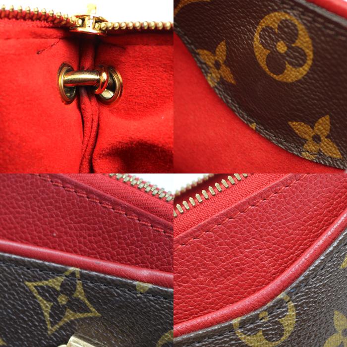 LOUIS VUITTON ルイ・ヴィトン パラス BB ショルダーバッグ モノグラム ブラウン レッド M41241 SN0165 レディース【中古】 LOUIS VUITTON（ルイ・ヴィトン） パラス BB ショルダーバッグ