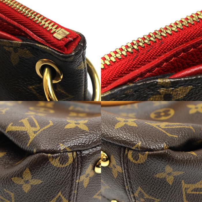 LOUIS VUITTON ルイ・ヴィトン パラス BB ショルダーバッグ モノグラム ブラウン レッド M41241 SN0165 レディース【中古】 LOUIS VUITTON（ルイ・ヴィトン） パラスBB ショルダーバッグ 2WAY